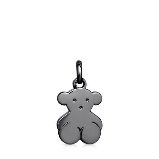 Pingente Sweet Dolls urso em Prata dark silver