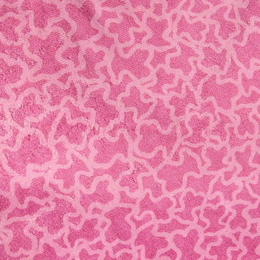 Toalla de playa circular Kaos rosa