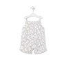 Girls short terry playsuit in Kaos beige