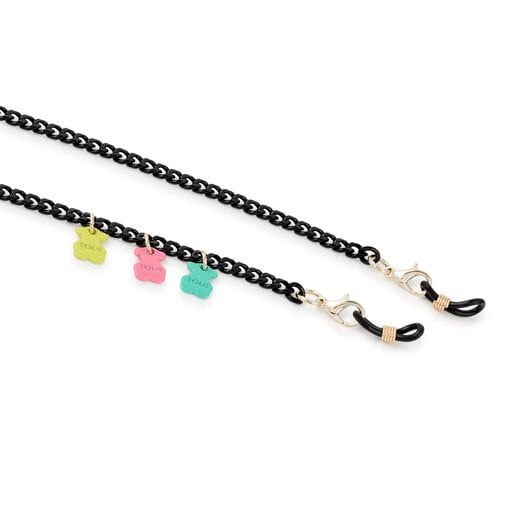 Black and gold-colored Glasses chain Bears Chain