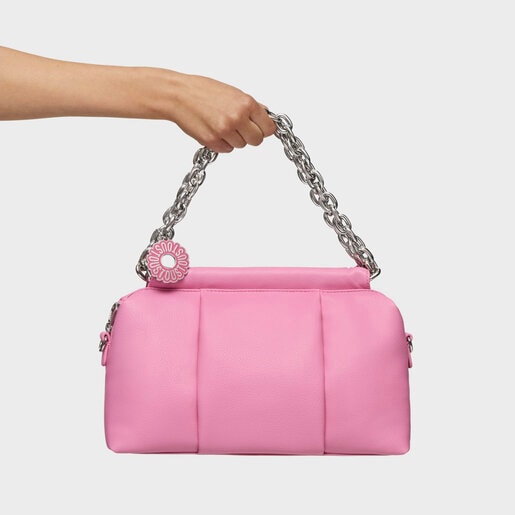 Medium dark pink Bowling bag TOUS Jane