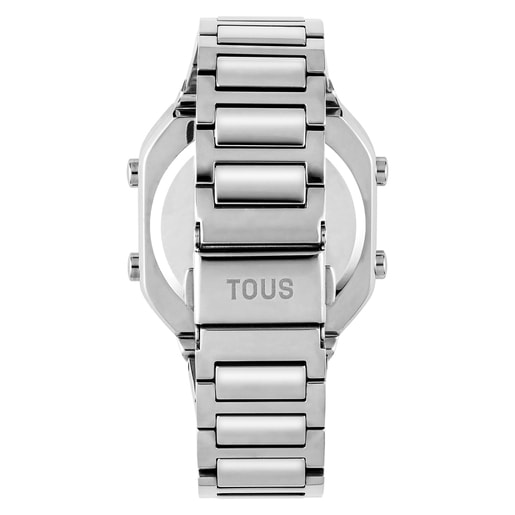 Digital Watch with stainless steel bracelet D-BEAR