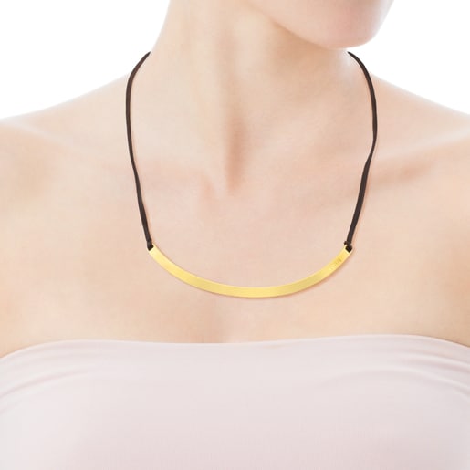 Collar Soleyl con baño de oro 18 kt sobre plata