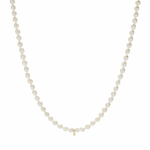 Gold TOUS Pearl Necklace with Pearl