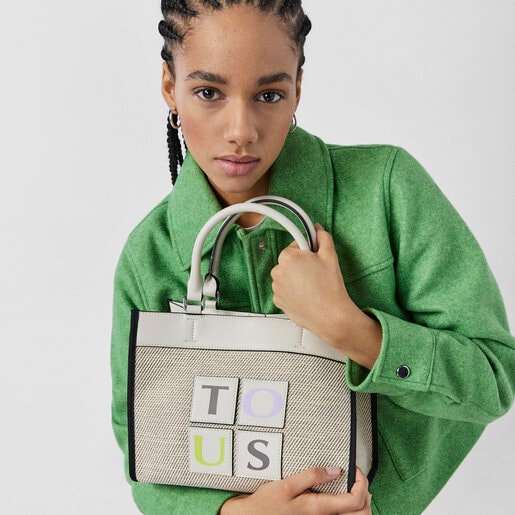 Medium beige TOUS Yummy Shopping bag