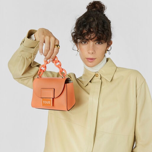 Mini bandolera naranja TOUS Sylvia