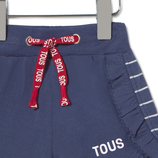 Short de niña Casual azul marino