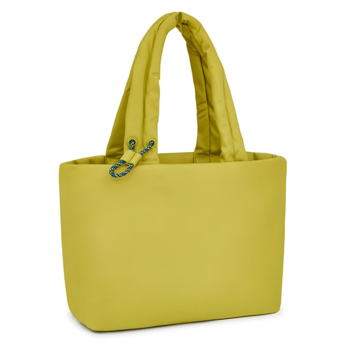 תיק סל TOUS Marina גדול בצבע ירוק ליים