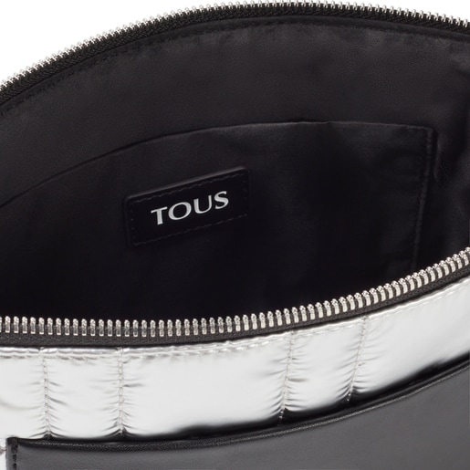 Medium silver-colored TOUS Empire Padded Crossbody bag