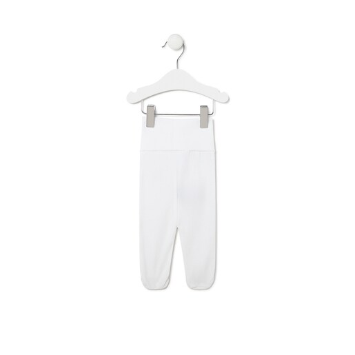 Baby white leggings with on sale feet