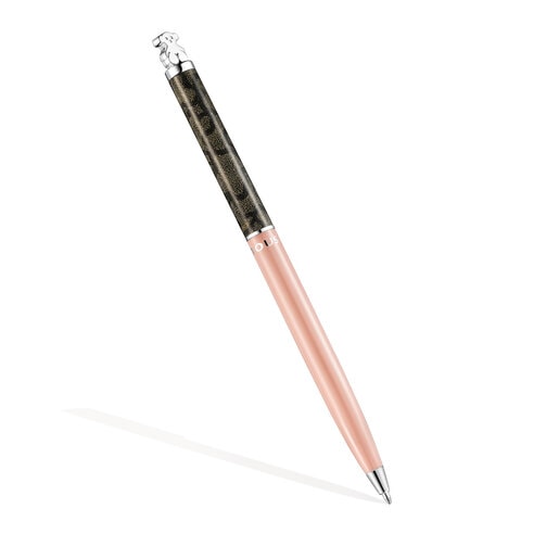 Steel TOUS Kaos Ballpoint pen lacquered in pink | TOUS