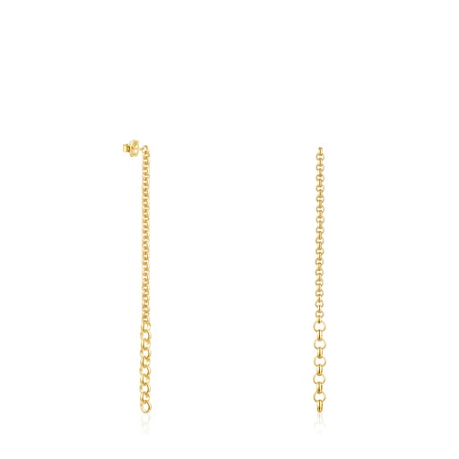 Extra-long TOUS Calin Earrings with rings