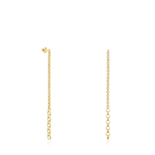 Extra-long TOUS Calin Earrings with rings | TOUS