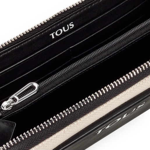 Medium beige TOUS Empire Cotton Wallet