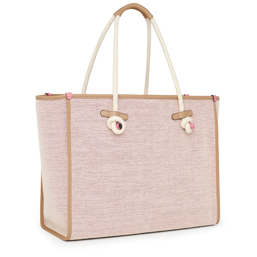 תיק סל TOUS Yummy גדול ורוד