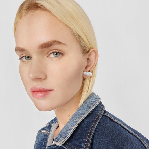 Серьги TOUS Pearls из вермеля с жемчугом