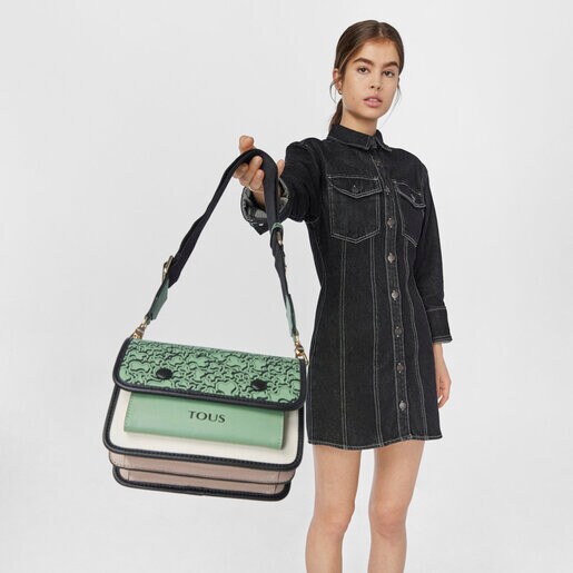 Sac à bandoulière Audree TOUS Kaos Mini Evolution petit couleur kaki