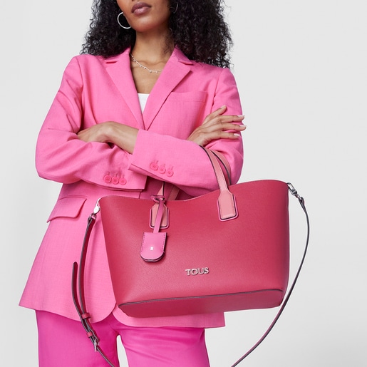 Capazo pequeño Tous Essential multi rosa