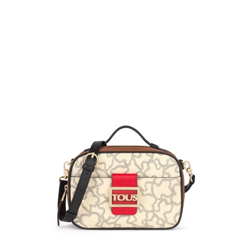 Multi-beige Kaos Icon Crossbody reporter bag | TOUS