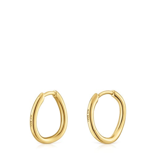 Aretes aro de oro 14 mm New Hav