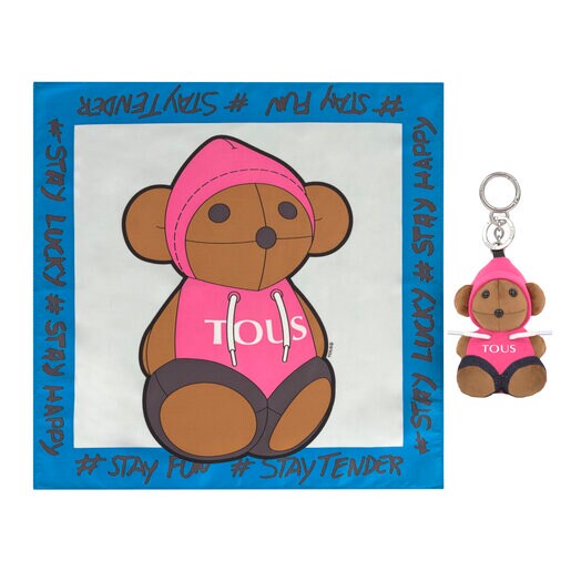 キーリング・バッグチャーム／スカーフ  100 Bears  Urban    ピンク