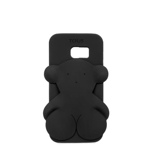 Funda de móvil Samsung Galaxy S7 Edge Rubber Bear en color negro