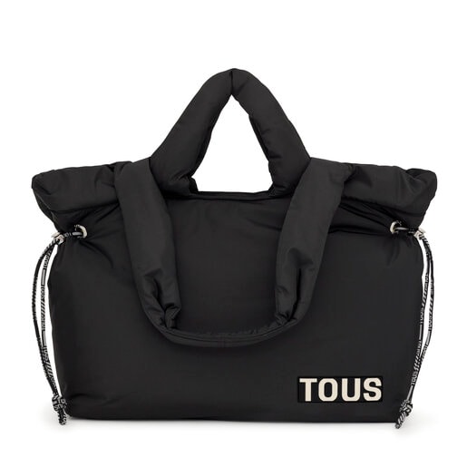 Large black Tote bag TOUS Carol Soft