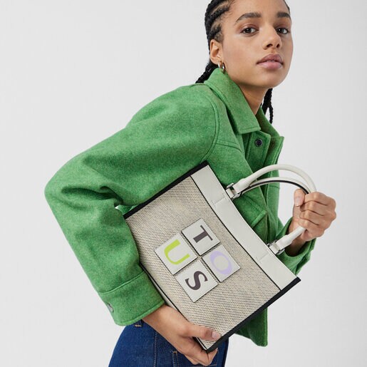 Medium beige TOUS Yummy Shopping bag