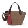 Small brown Leather Leissa Shopping bag