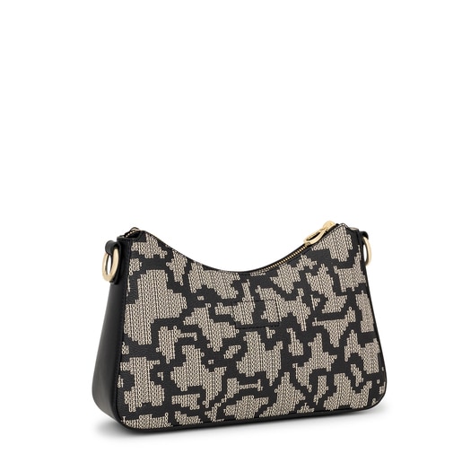 Bolso de hombro negro Kaos Pix