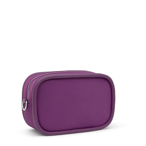 Purpurová Crossbody taška reportérka TOUS Miranda Soft New