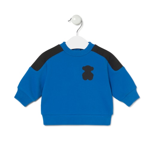 Tous - Bear Sweatshirt In Party Blue - Textil
