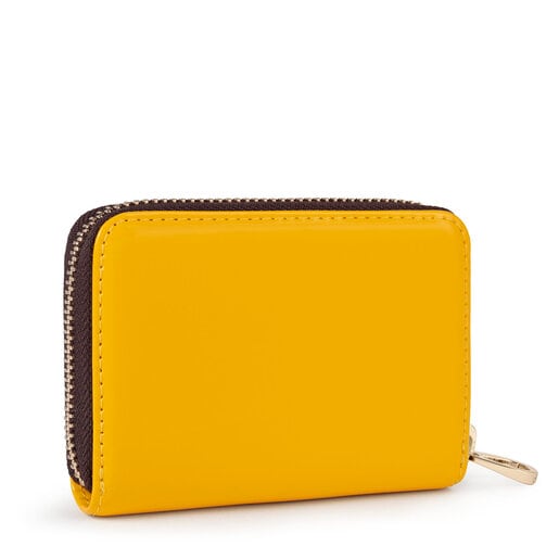 Средний желтый кошелек для мелочи Dorp
