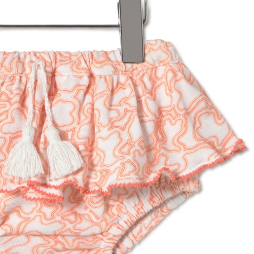 Baby girls outfit in Kaos orange