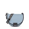 Středně velká modrá Crossbody kabelka TOUS Half-moon