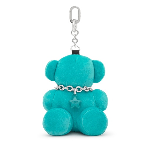 Turquoise Key ring Bold Bear Velvet