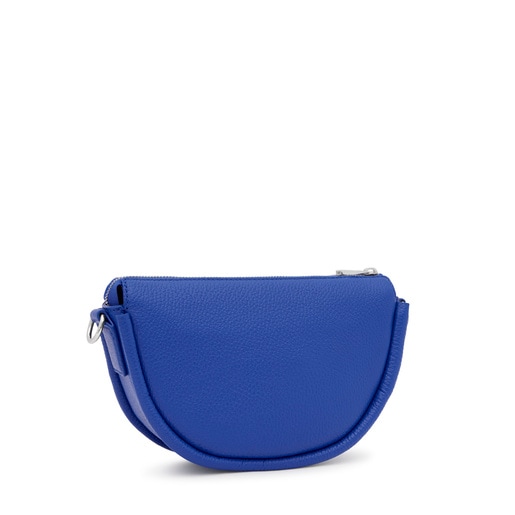 Medium electric blue leather Crossbody bag TOUS Miranda