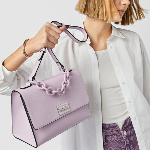 Городская сиреневая сумка TOUS Funny среднего размера