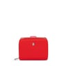 Small red New Dubai Saffiano Wallet