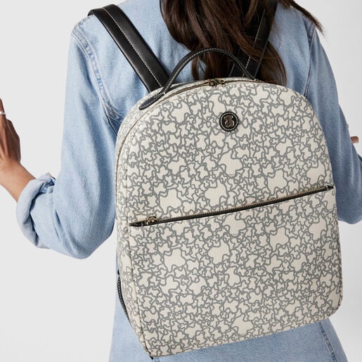 Mochila Flap beige TOUS Kaos Mini Evolution