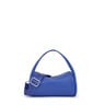 Bolso Duffle pequeño de piel azul eléctrico TOUS Miranda