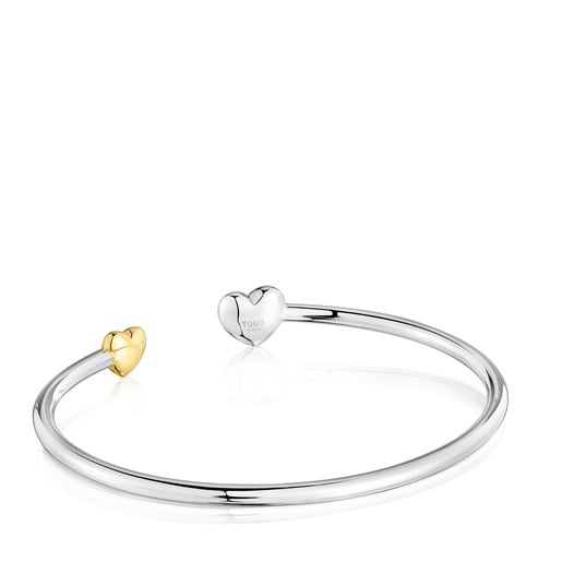 Two-tone heart Bangle My Other Half