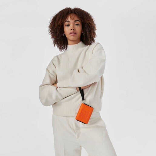 オレンジのコインパース TOUS Balloon Soft