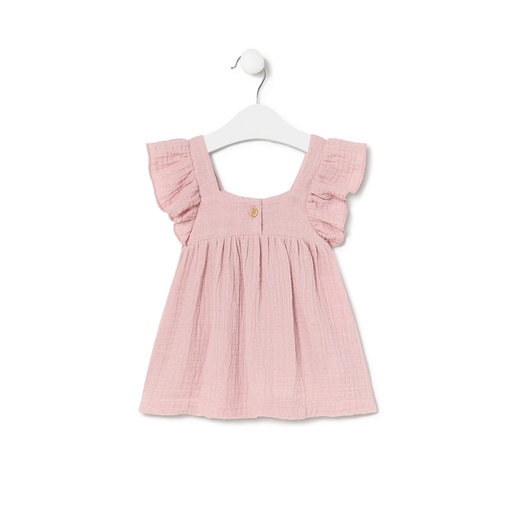 Vestido de bebé niña SMuse rosa