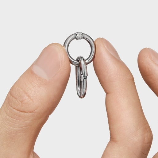 Silver rings Pendant Hold Man