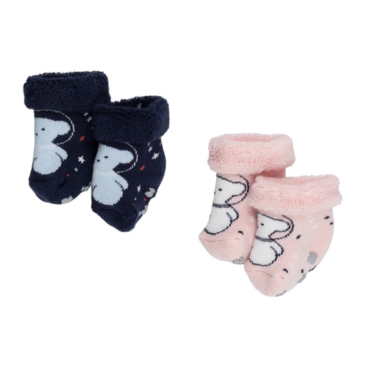 Set de calcetines oso moon Sweet Socks Rosa