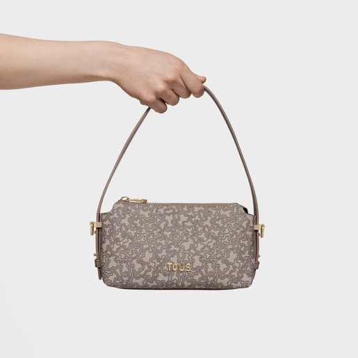 Taupe-colored Minibag Kaos Mini Lines