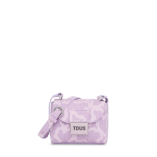 Mini sac à bandoulière Kaos Pix mauve foncé