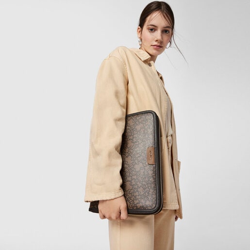 Portadocumentos Kaos Mini marrón