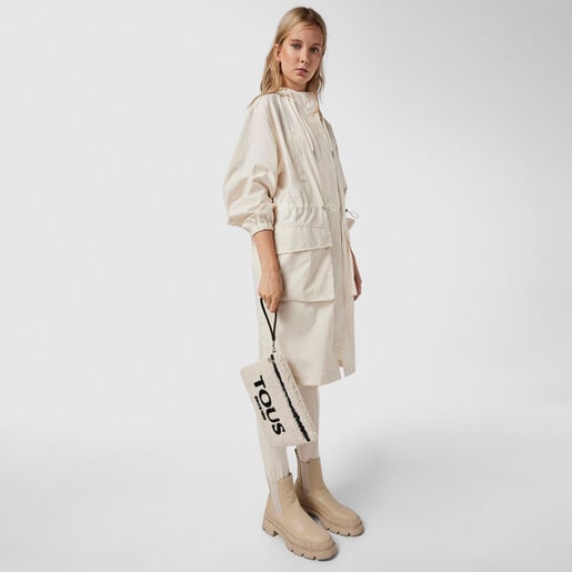 Бежевый клатч Amaya Warm